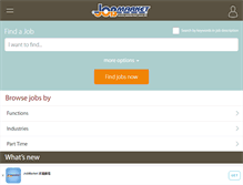 Tablet Screenshot of jobmarket.com.hk